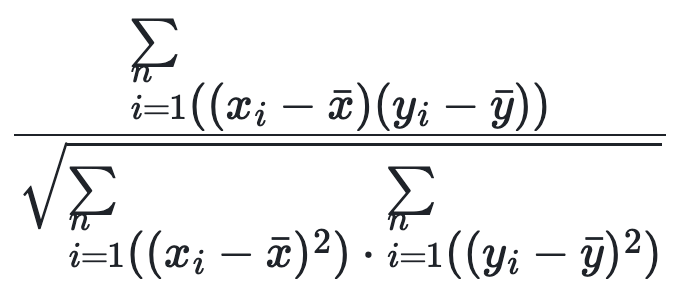 corr formula