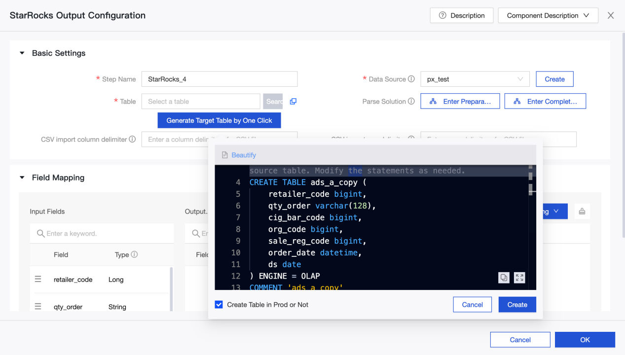 Write data to StarRocks - 2